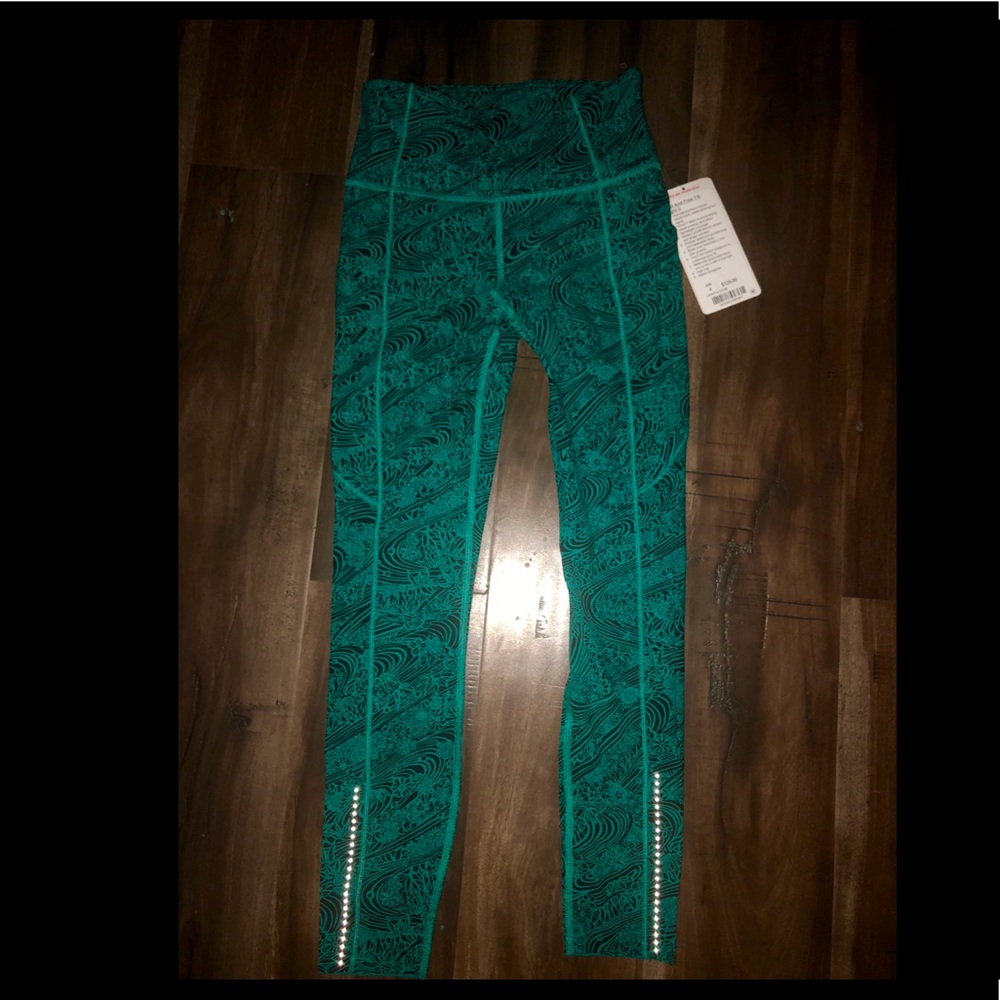 Lululemon Fast and Free 7/8 Tight II Sz4 NEW